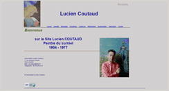 Desktop Screenshot of luciencoutaud.com
